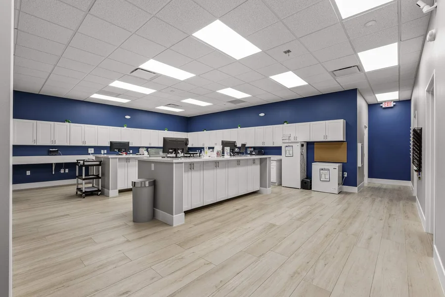 MY DR NOW: Completed clinical workstation area at MY DR NOW in Mesa